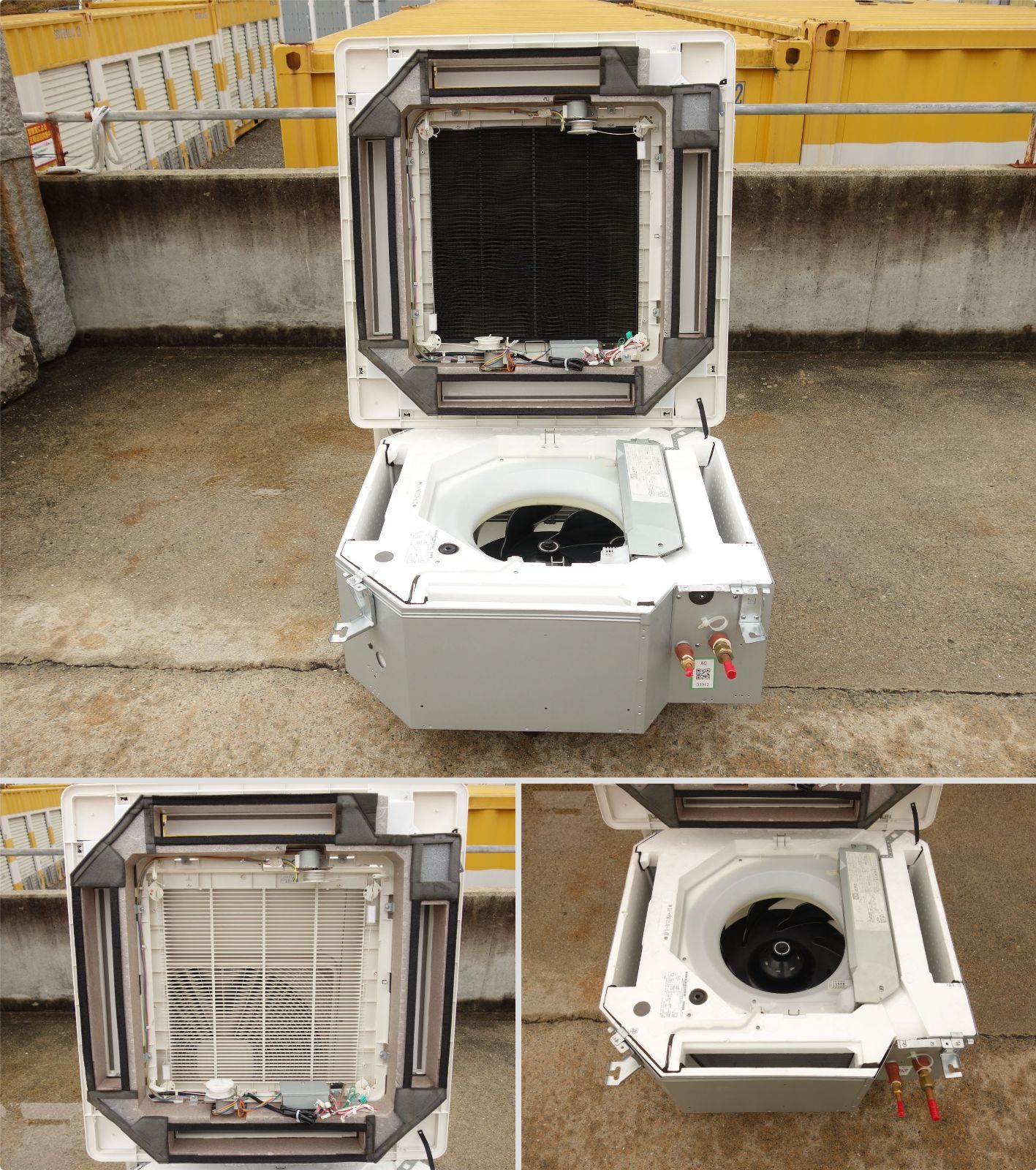 中古】M△日立 業務用エアコン 2019年 14.0kw 5馬力 三相200v 省エネの