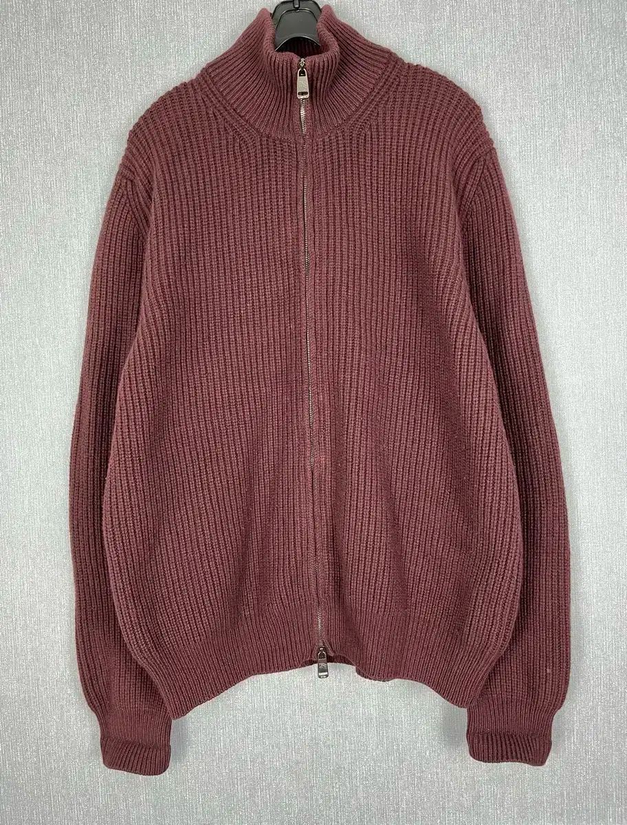 XL BURBERRY バーバリー ツーウェイ ジップアップ カーディガン