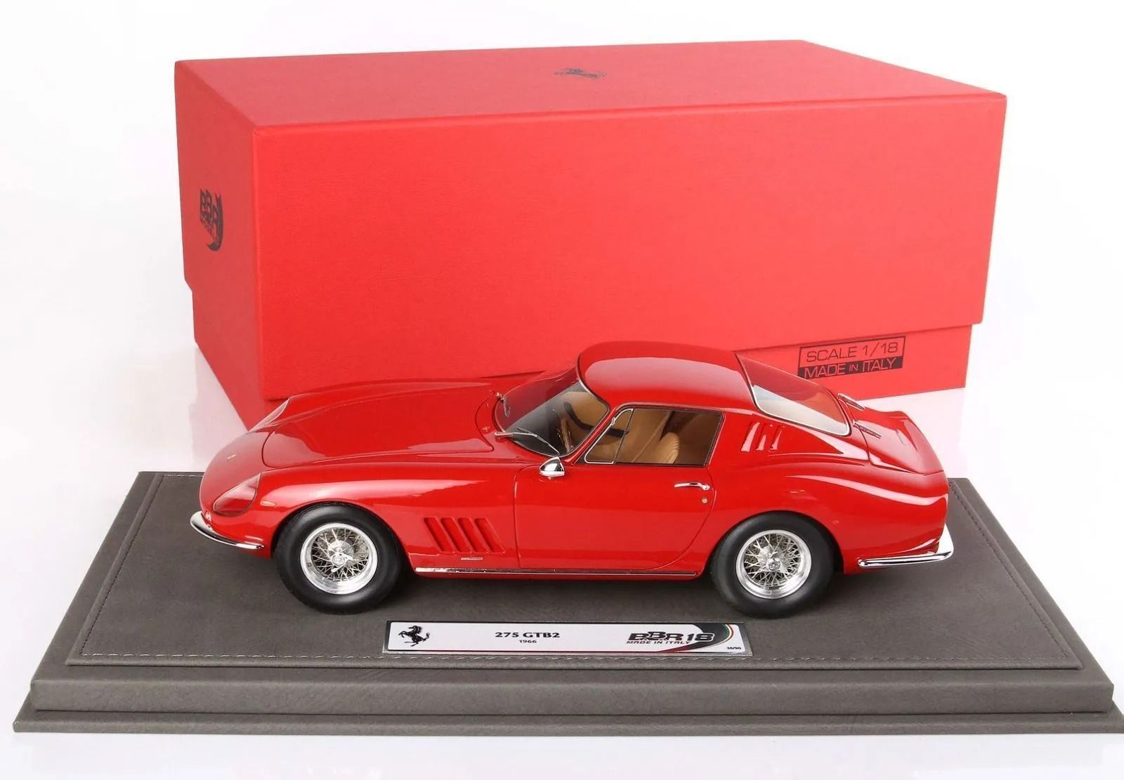  90台 BBR 1 18 フェラーリ 275 GTB 2 1966 レッド Ferrari Red Limited Edition 90 pcs その他 ミニカー