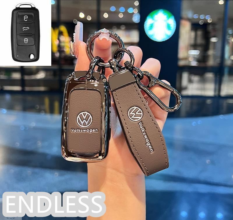 【新品未使用】新品フォルクスワーゲン Volkswagen スマートキー　合金製 　鍵収納 高級で質感 キーケース タイプA/B/C #K1