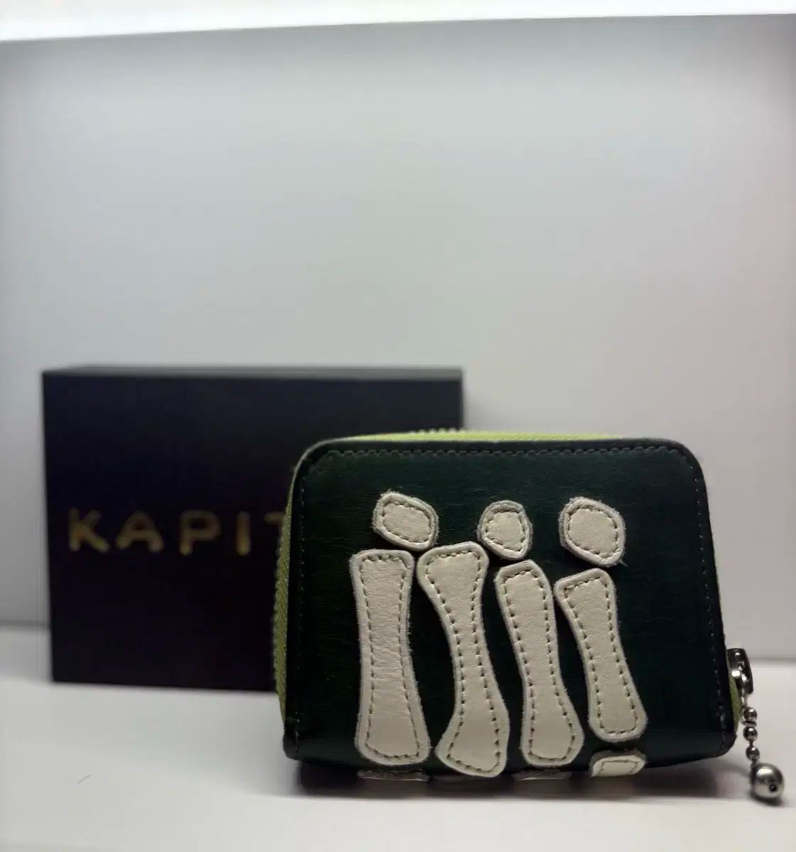 KAPITAL キャピタル ボーン カードウォレット グリーン
