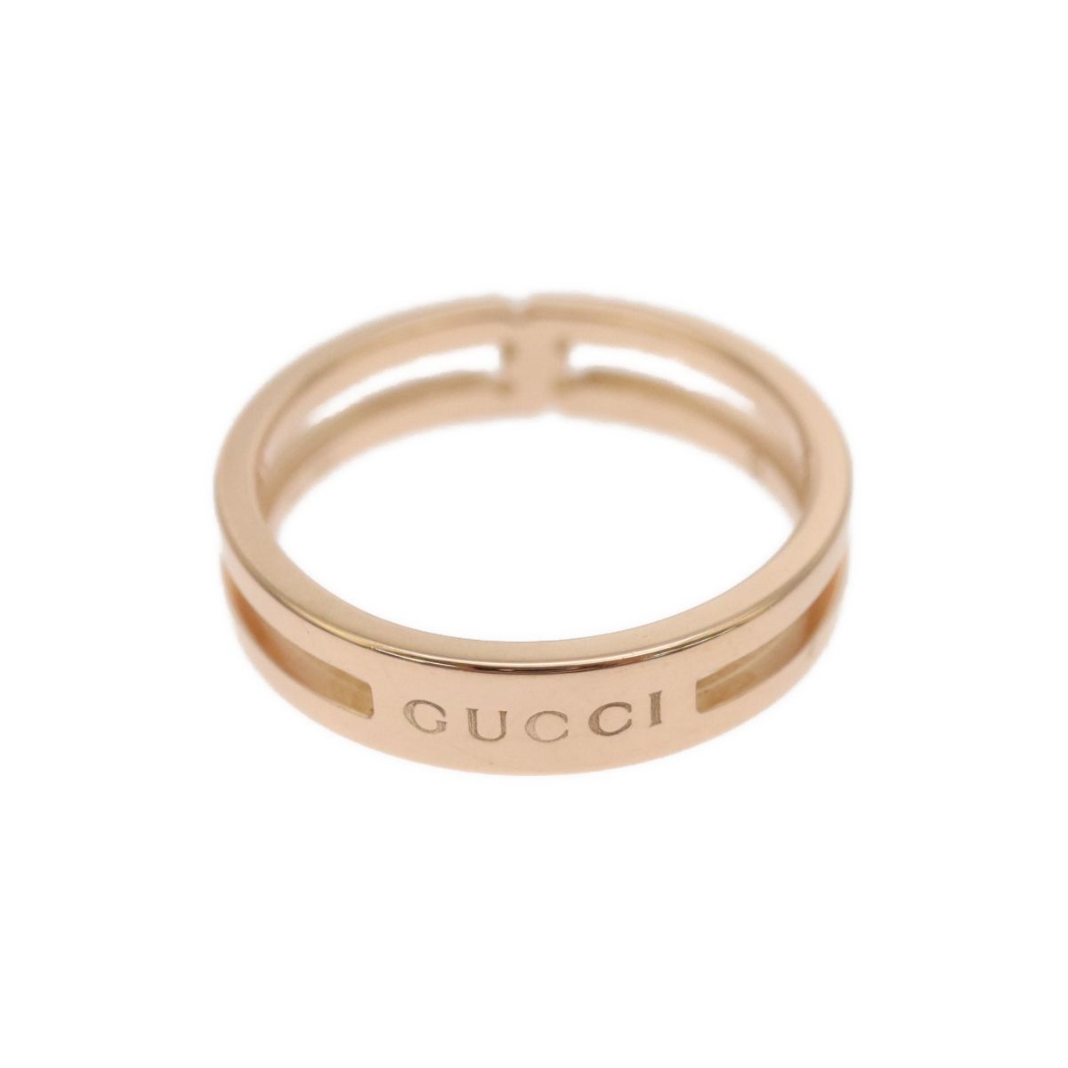 GUCCI グッチ Au750 K18 PG 18金ピンクゴールド インフィニティ リング 