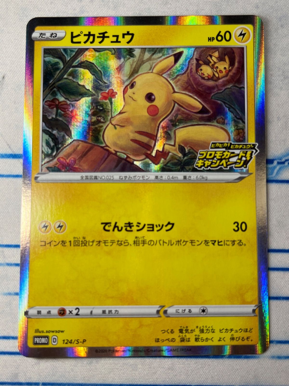 ピカチュウ ピカピカ！ピカチュウ！プロモカードキャンペーン PROMO