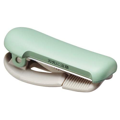 （まとめ買い）コクヨ テープカッター カルカット クリップタイプ 20～25mm幅用 パステルグリーン T-SM401LG 【10個セット】