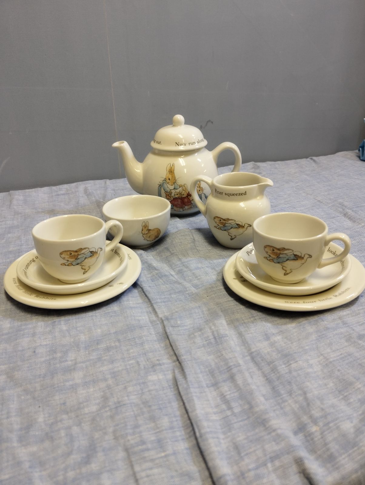 WEDGWOOD ウェッジウッド チルドレンズ ティーセット 9点セット C1149