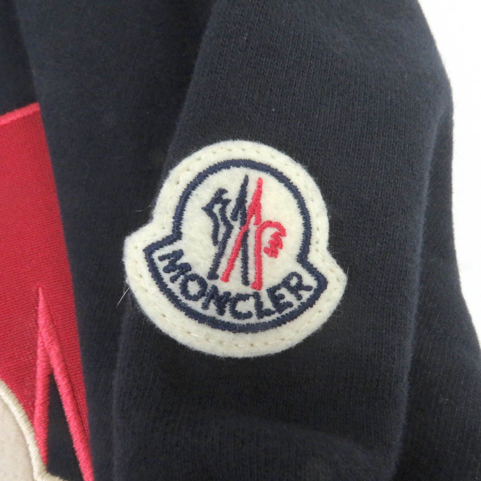 美品□MONCLER モンクレール 24SS FELPA CON CAPPUCCIO コットン Mロゴ  