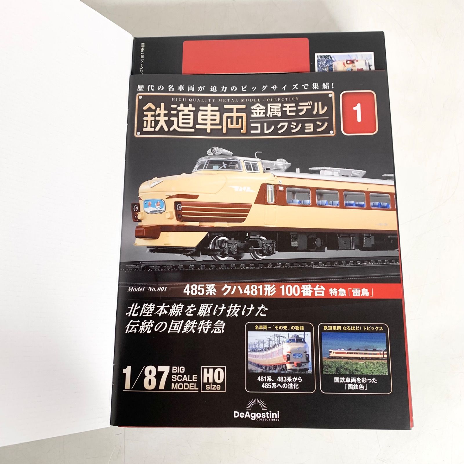 デアゴスティーニ 鉄道車両 金属モデルコレクション 1/87 特急