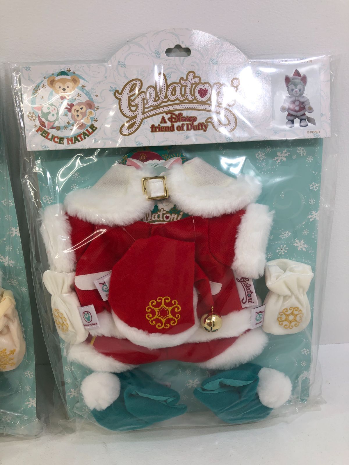 ジェラトーニ クリスマス　コスチューム ジェラトーニ - 【新品.台紙付き】☆ディズニーシー☆ジェラトーニ