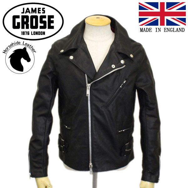 JAMESGROSE ジェームスグロース JAMES GROSE (ジェームスグロース) G39-12 MEN'S GEORGIAN HORSE JKT