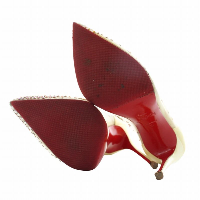 クリスチャンルブタン Christian louboutin パンプス メッシュ