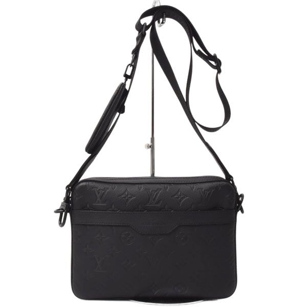新品同様◎ルイヴィトン トリオ•メッセンジャー モノグラム・シャドウM46602 LOUIS VUITTON ルイヴィトン ショルダーバッグ メンズ トリオ