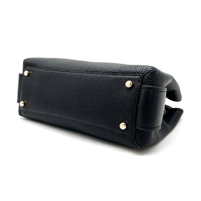 良品 COACH コーチ ロゴ 2way レザー ハンド ショルダー バッグ