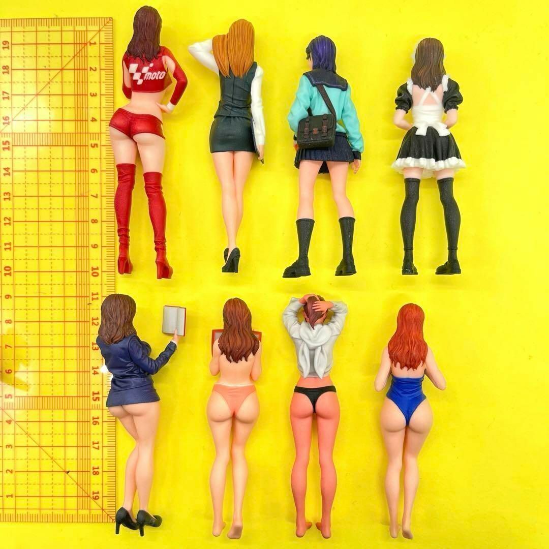 1/18　オーシャンコスモス　フィギュア　完成品　1/64より大　ミニカーに 1/18 オーシャンコスモス フィギュア8体 完成品 1/64より大