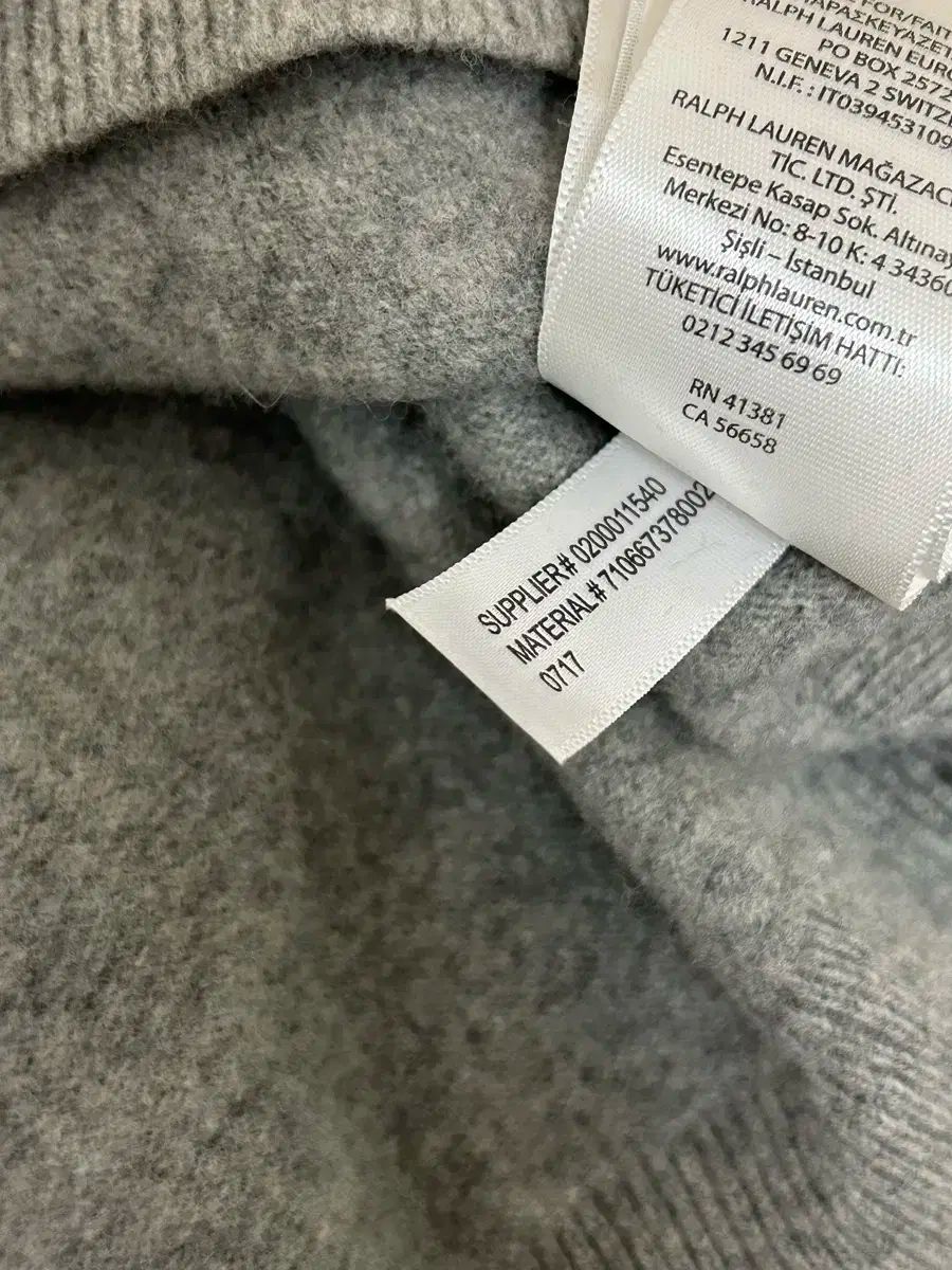  ポロ ラルフローレン グレー ポニー ウール ニット 長袖 ニット セーター