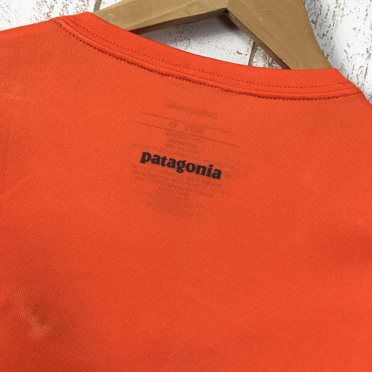 MENs XS パタゴニア ショートスリーブ フォアランナー シャツ Short Sleeve Fore Runner Shirt 生産終了モデル  入手困難 PATAGONIA 23658 オレンジ系