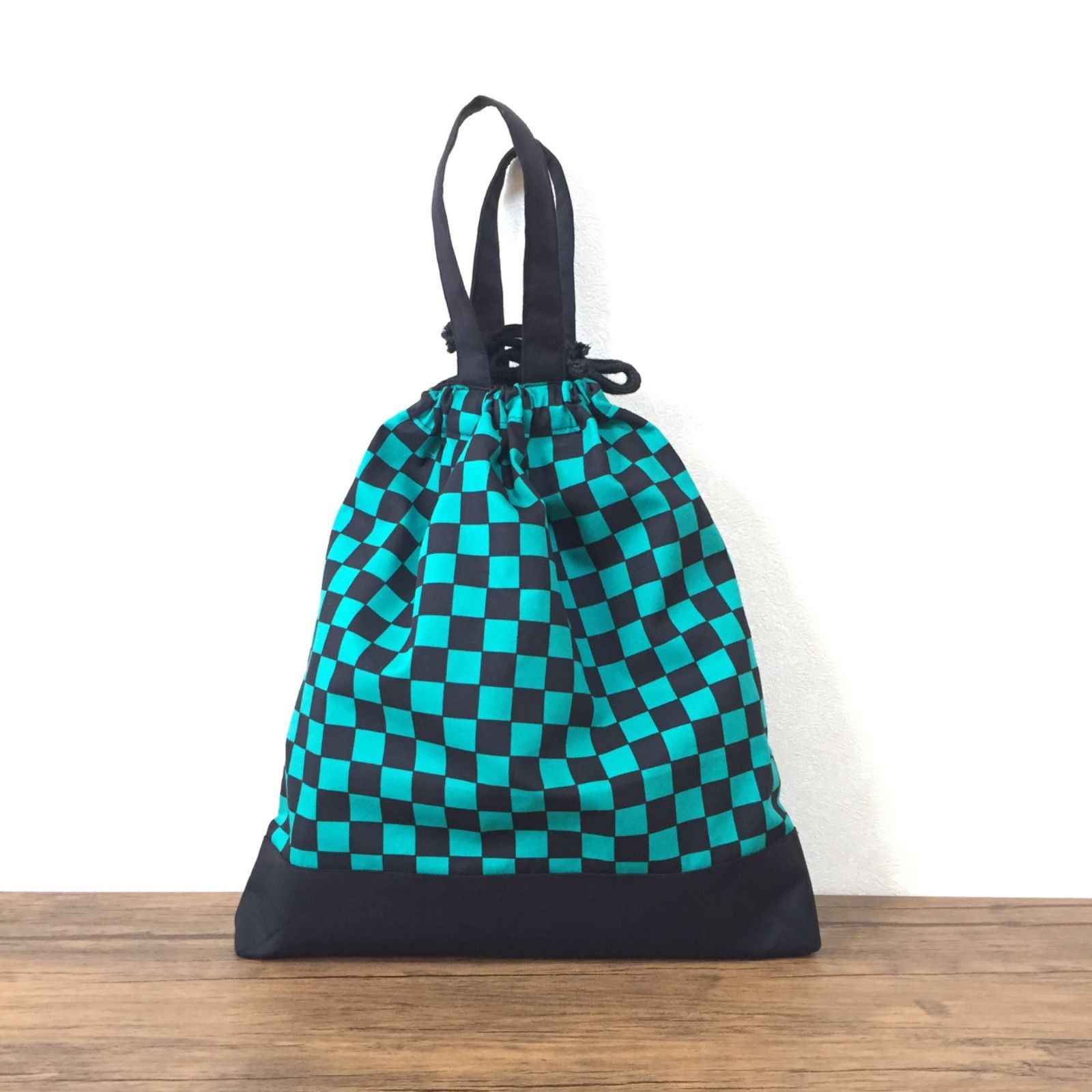 アウトドア風デザイン☆入園入学バッグ3点セット コバルトブルー