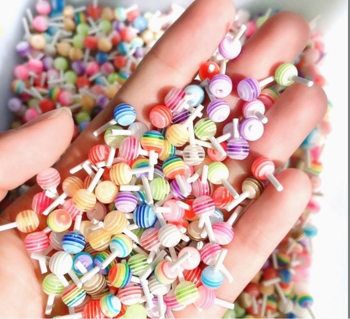 No.a-440ネイルパーツ♪ミニサイズの棒キャンディー/デコパーツ  