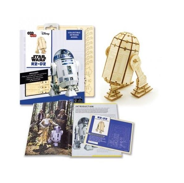 3D Wood Models スターウォーズ R2-D2 木製立体パズル - メルカリ