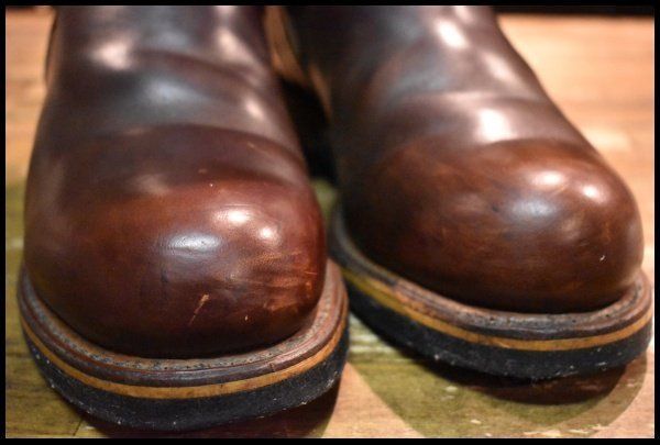  7 5 D 100周年 04年 レッドウィング 8258 エンジニア ホーウィン クロムエクセル 茶 ブラウン ブーツ redwing FI 077 エンジニアブーツ ブーツ 革靴