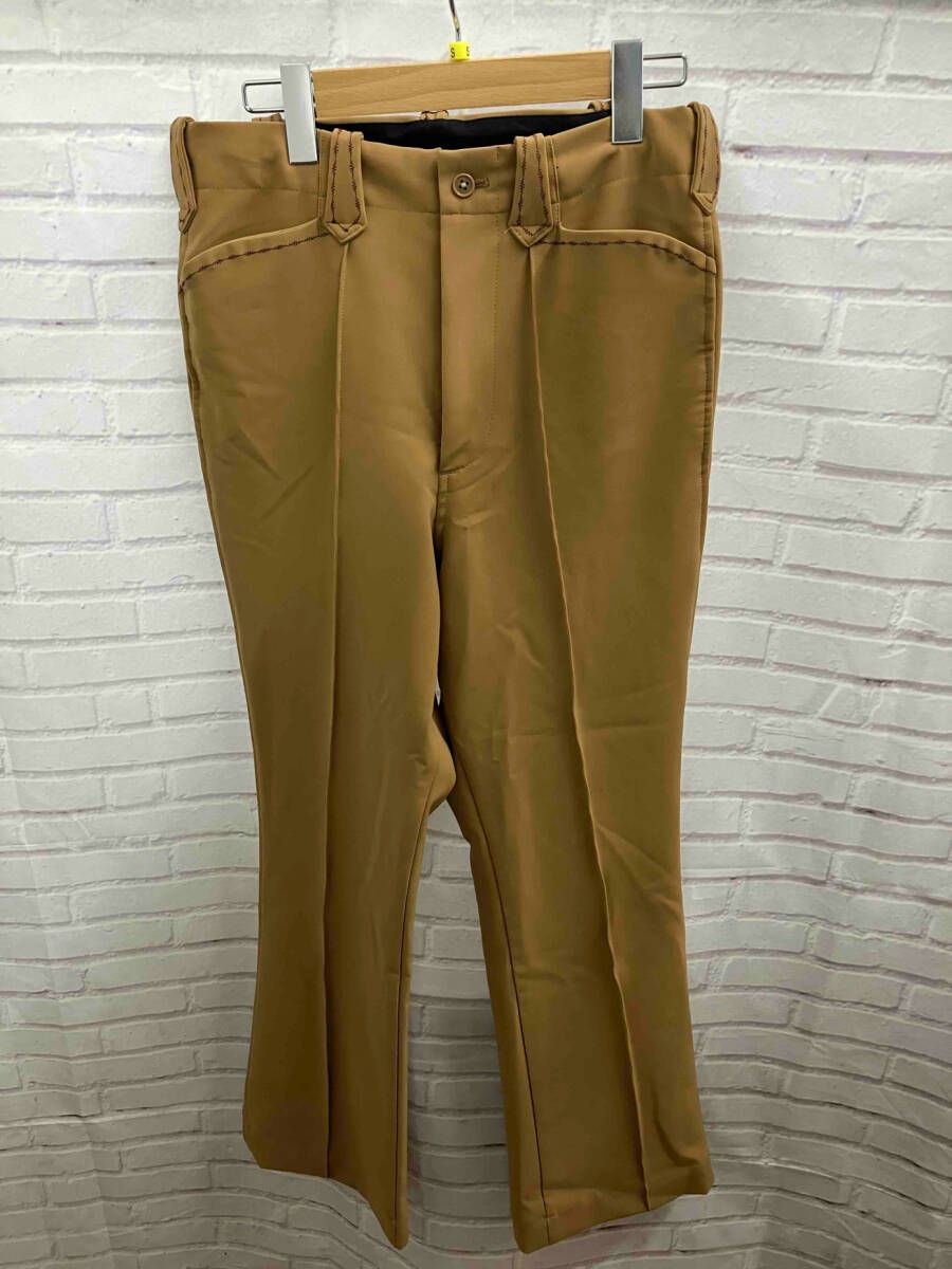 Needles ニードルス フレアパンツ 21aw WESTERN LEISURE PANT KP121 表記サイズXS スラックス ベージュ ウエスタン