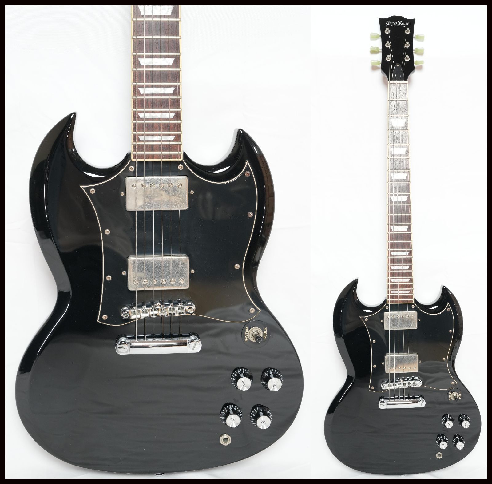 ☆Grass Roots by ESP G-SG-55 BLACK 2011年製 難あり グラス