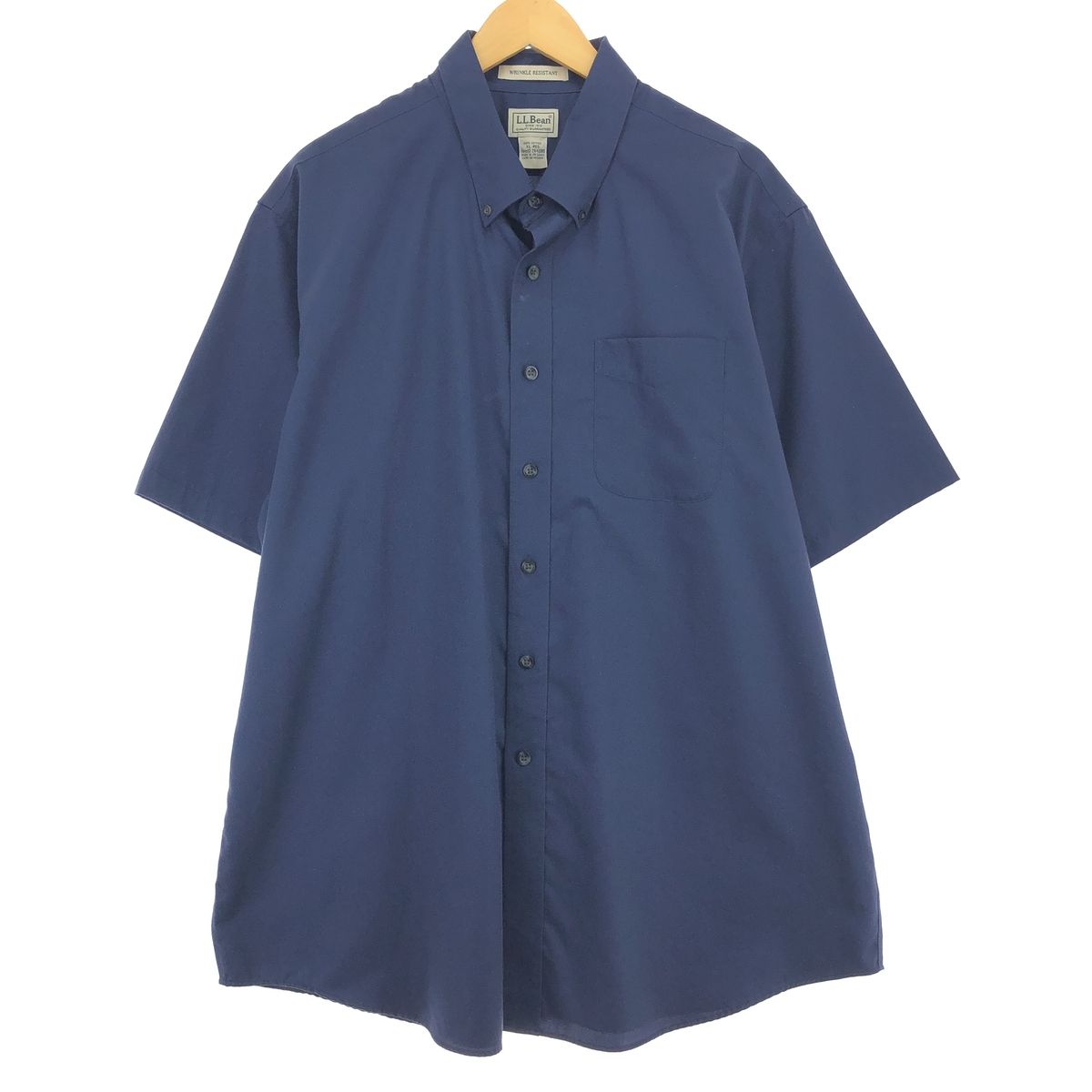 古着 エルエルビーン L.L.Bean 半袖 ボタンダウンシャツ メンズXL/eaa452235
