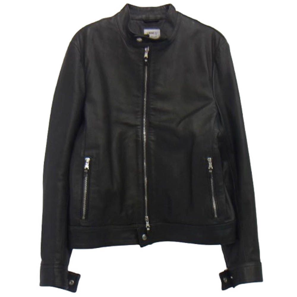 EMMETI エンメティ ラムレザー シングル ライダース ジャケット