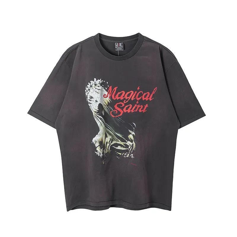 SAINT MICHAELセントマイケル MAGICAL SAINT プリント半袖Tシャツ ユニ 