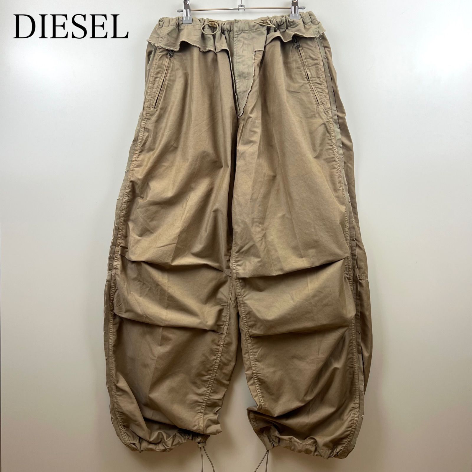 DIESEL 24ss grunge P-MCKELL cotton wide pants 50 XL A12861