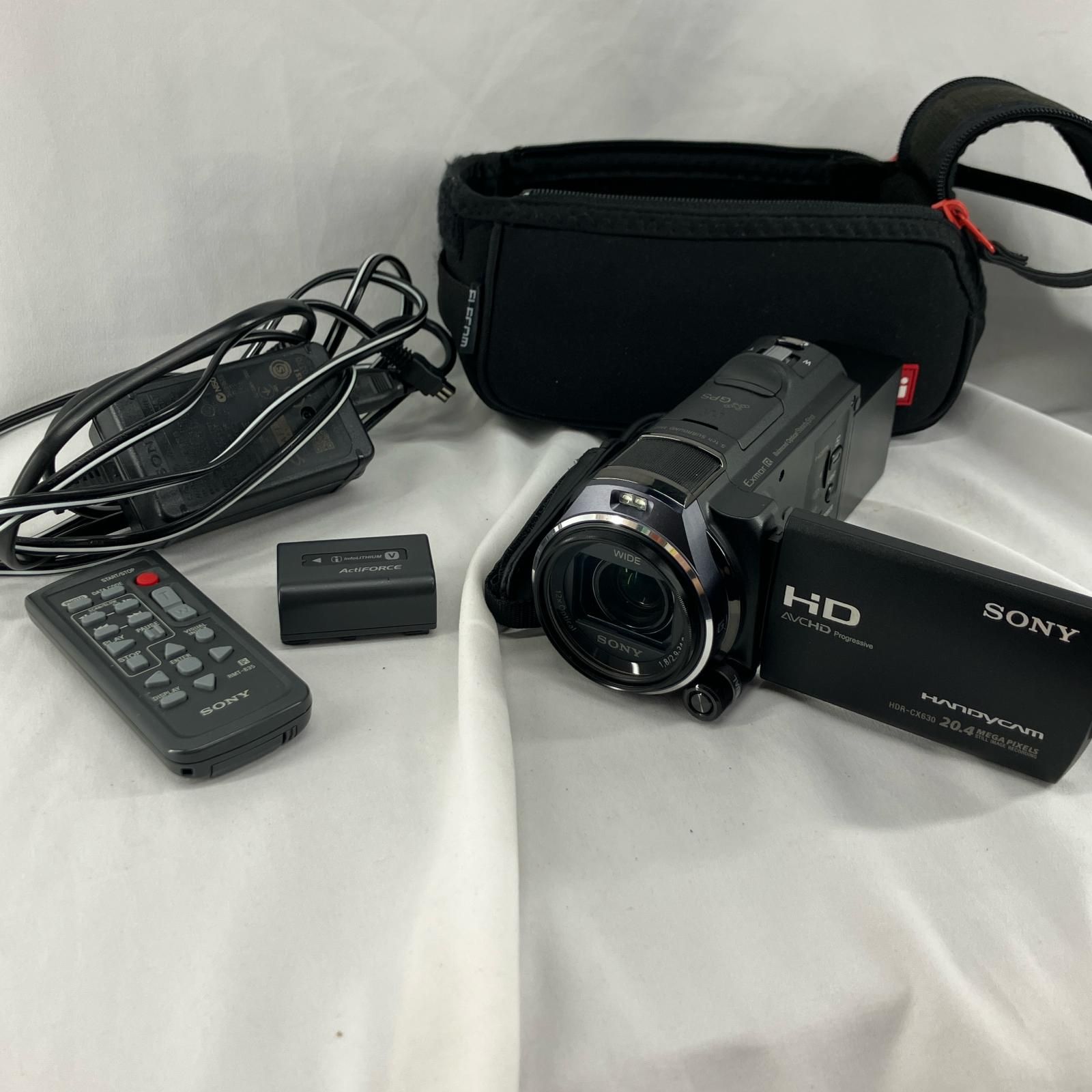 美品！SONY HDR-CX630V　ビデオカメラ Amazon | SONY ビデオカメラ HANDYCAM CX630V 光学12倍 内蔵
