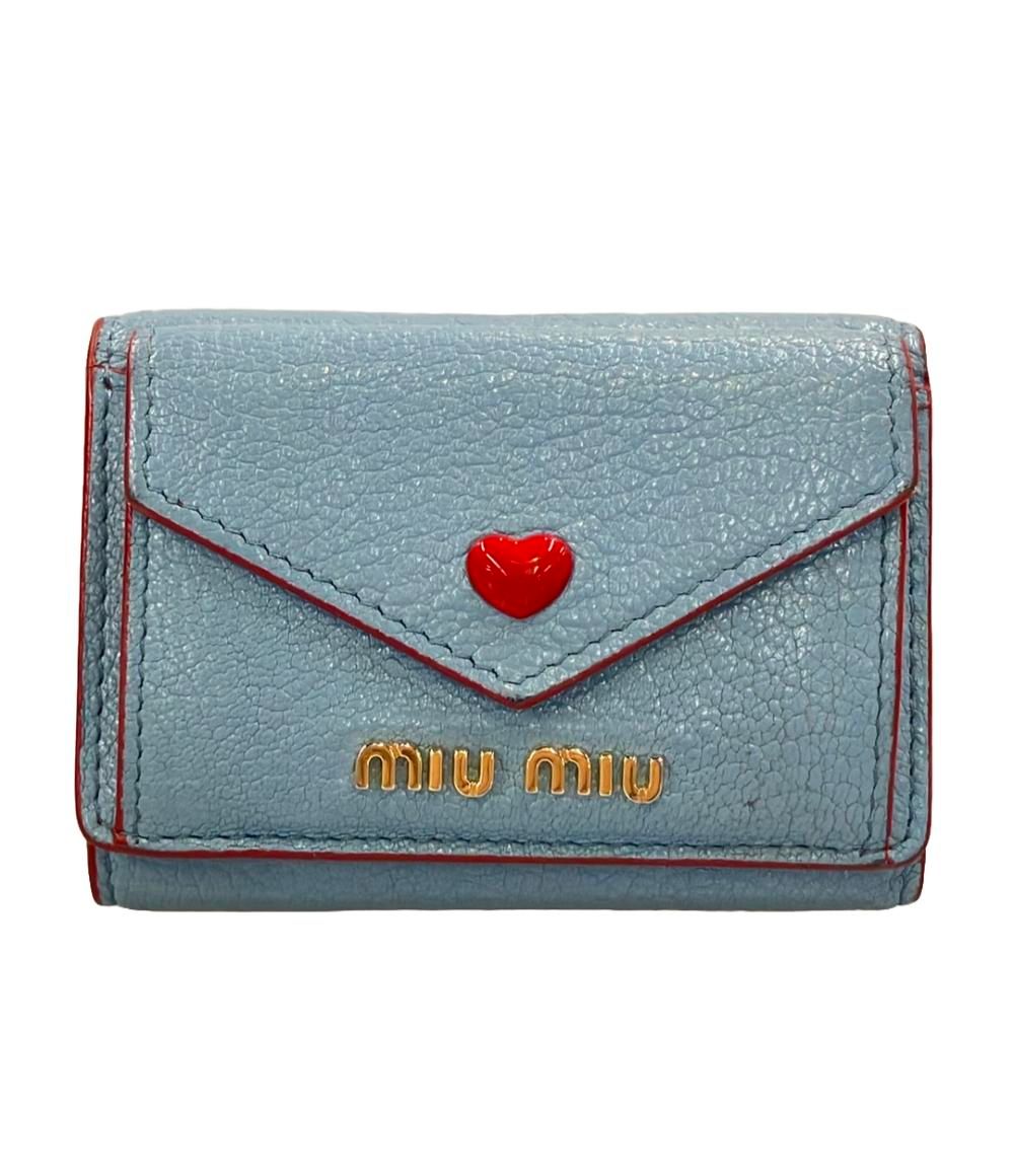 miu miu ミュウミュウ マドラス ラブレター 三つ折り財布 付属品 MIUMIU / ミュウミュウ マドラスラブ ラブレター 三つ折り財布 正規品