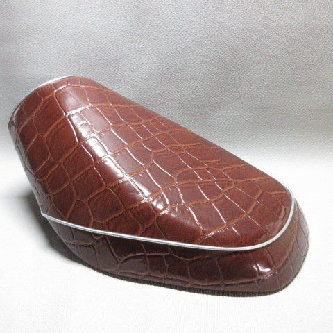 装飾品 □【DIO ディオ AF27 AF28 SR ZX】張替え済♪ カスタムシート 茶色