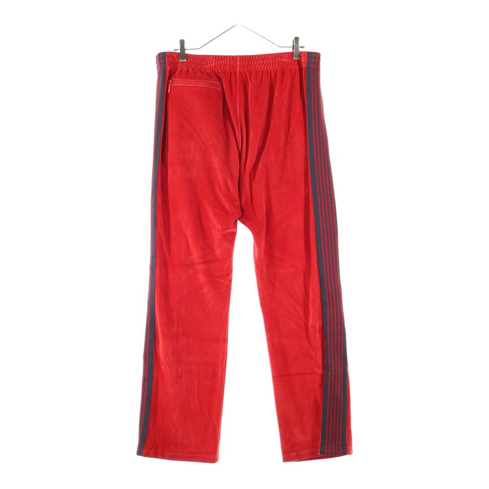 Needles ニードルス NARROW TRACK PANT ベロアトラックパンツ レッド NS253
