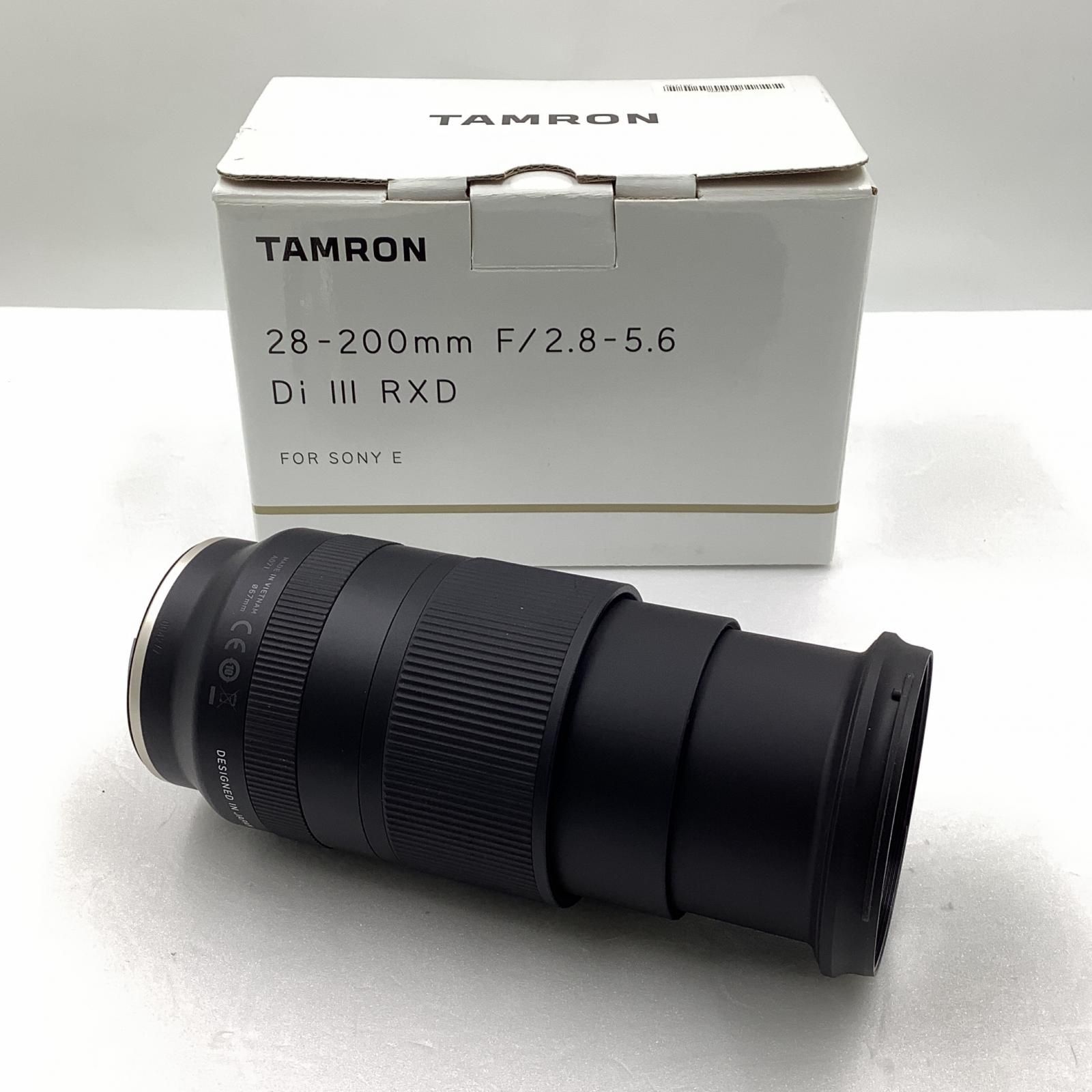全額返金保証】【最速発送】TAMRON 28-200mm F/2.8-5.6 Di III RXD  