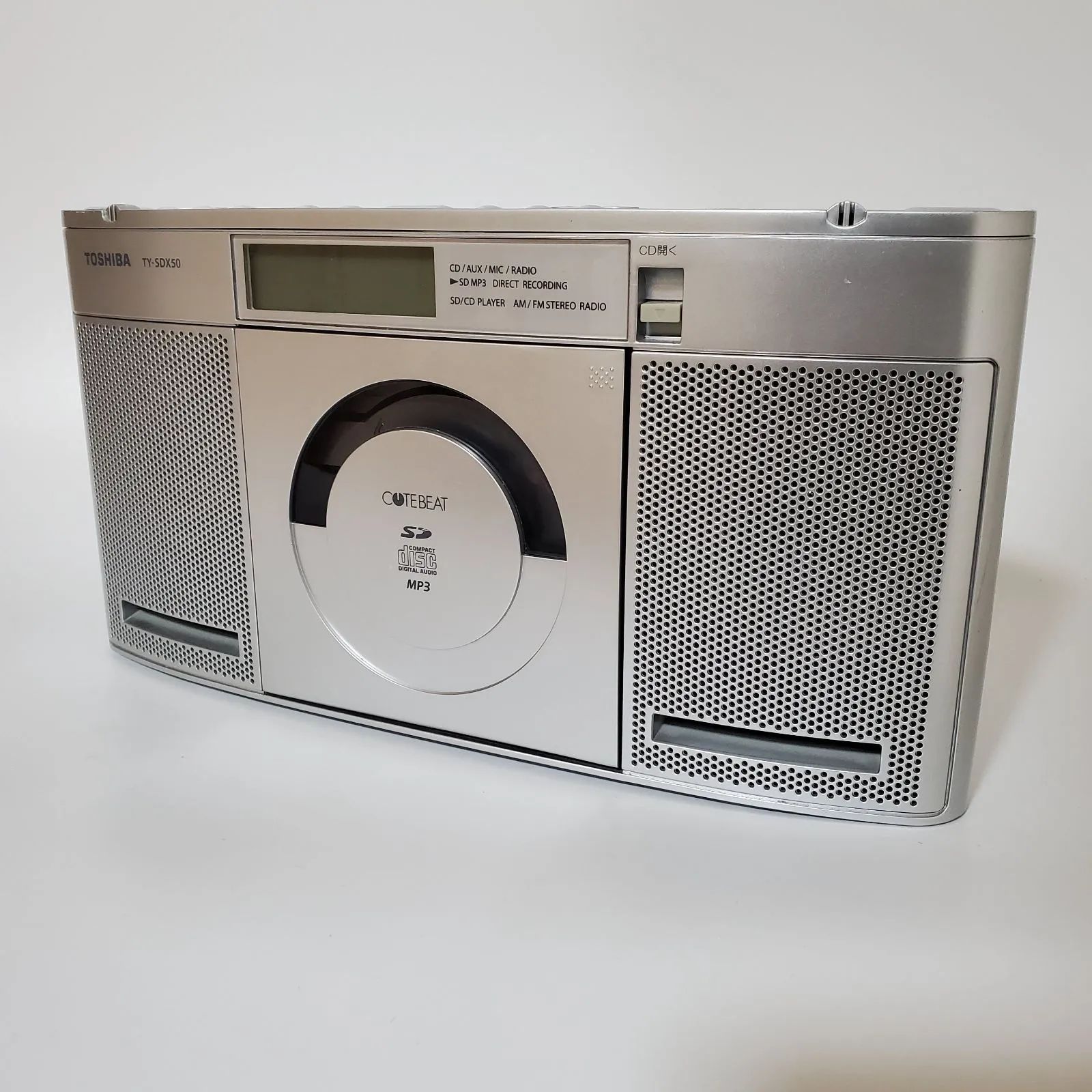 整備・動作確認済】TOSHIBA 東芝 TY-SDX50 SD CD プレーヤー ラジオ