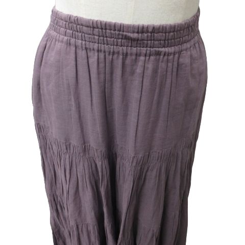 イエナ IENA 美品 20SS コットンボイル ティアードスカート ロング