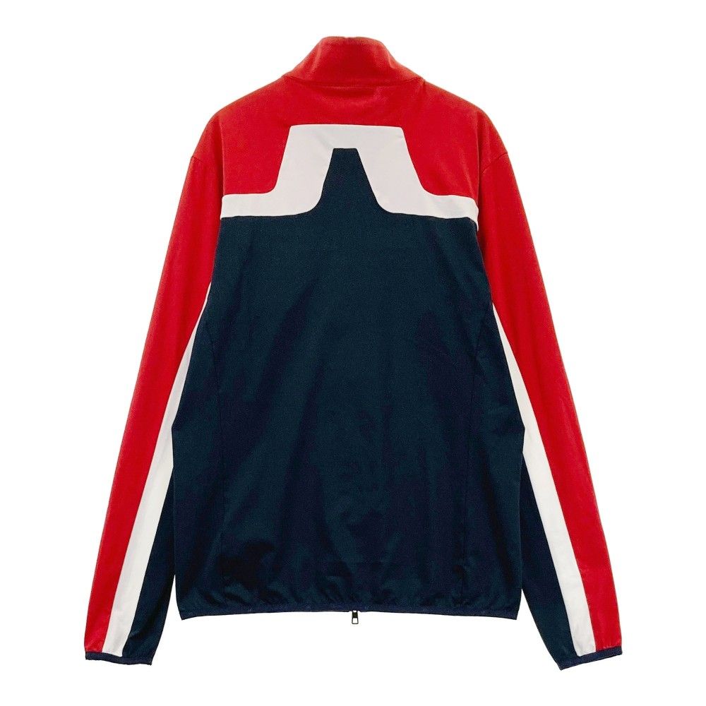 サイズ：M J.LINDEBERG ジェイリンドバーグ ジップジャケット レッド系