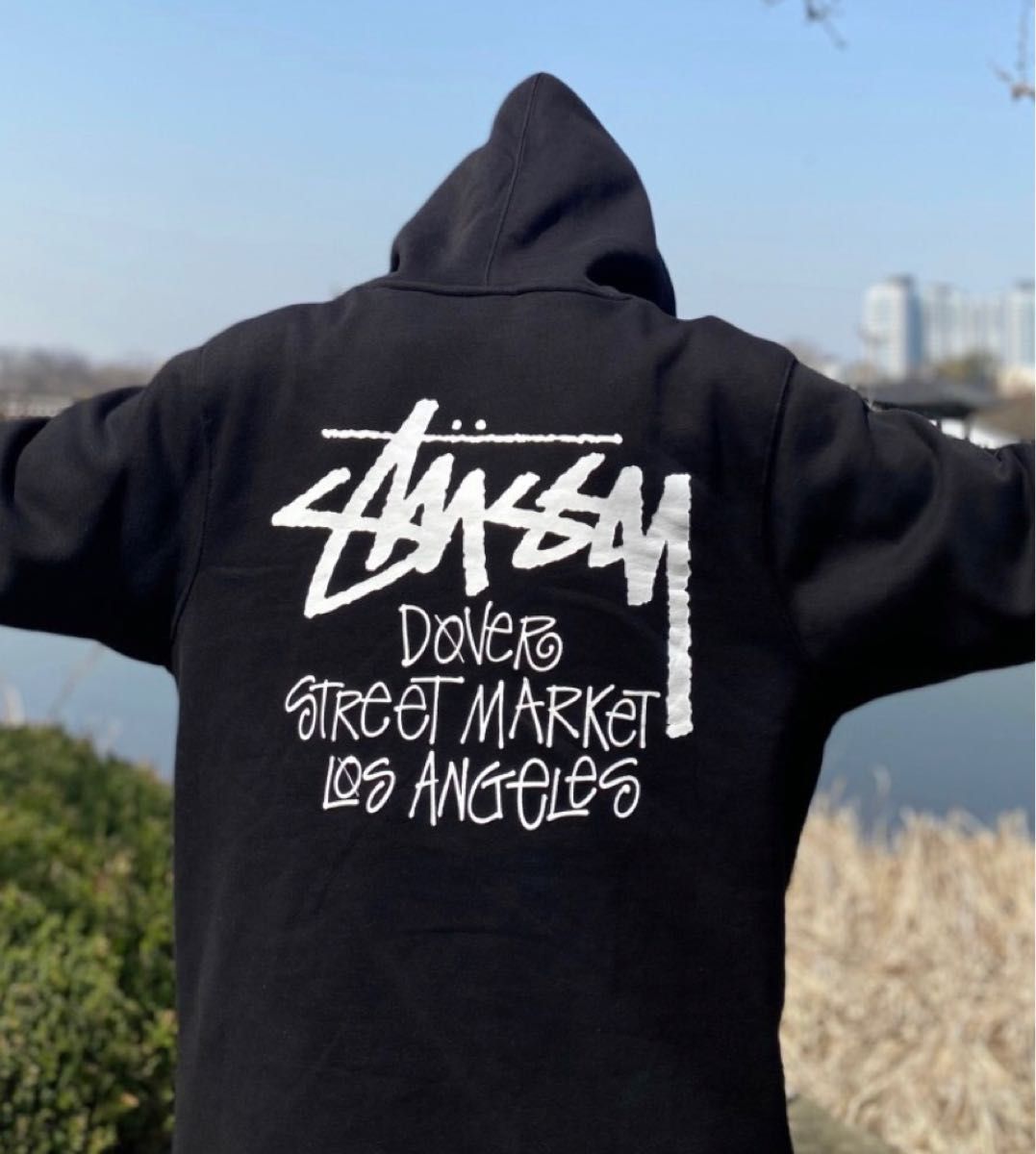 ステューシー Stussy x Dover Street Market LA Hoodie パーカー |mercariメルカリ官方指定廠商|Bibian比比昂代買代購