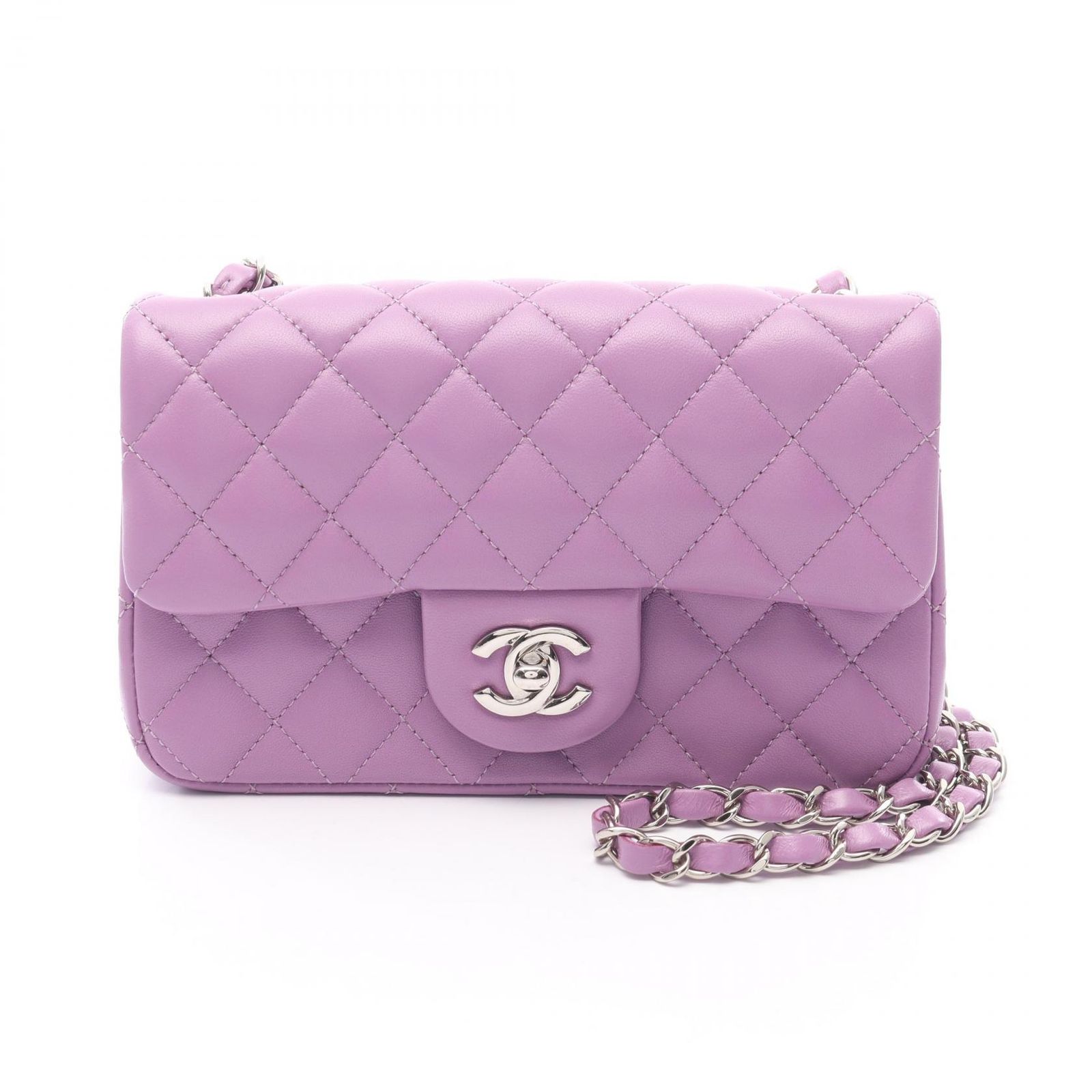 シャネル ミニ マトラッセ 20 中古・古着通販】CHANEL (シャネル) ミニマトラッセ20/チェーン