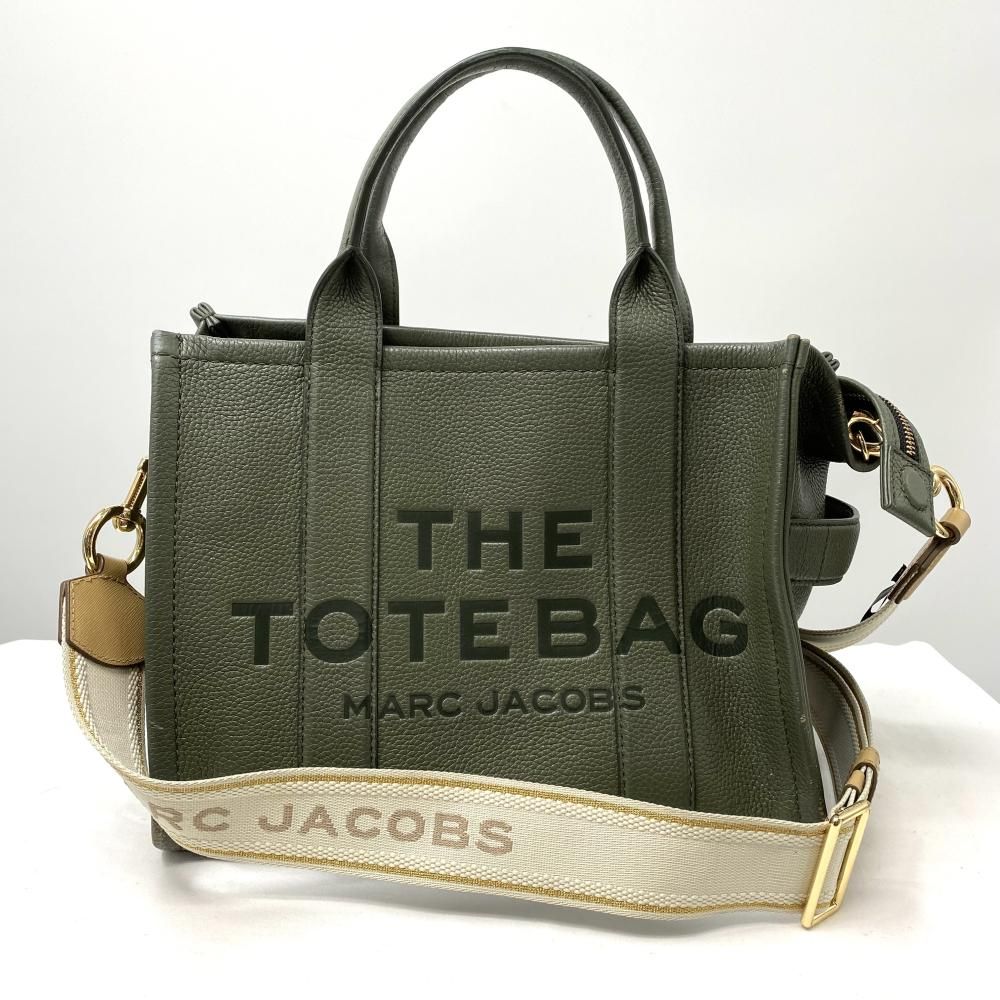 MARC JACOBS THE TOTE BAG 2Wayショルダーバッグ カーキ マークジェイコブス 17 240017717886