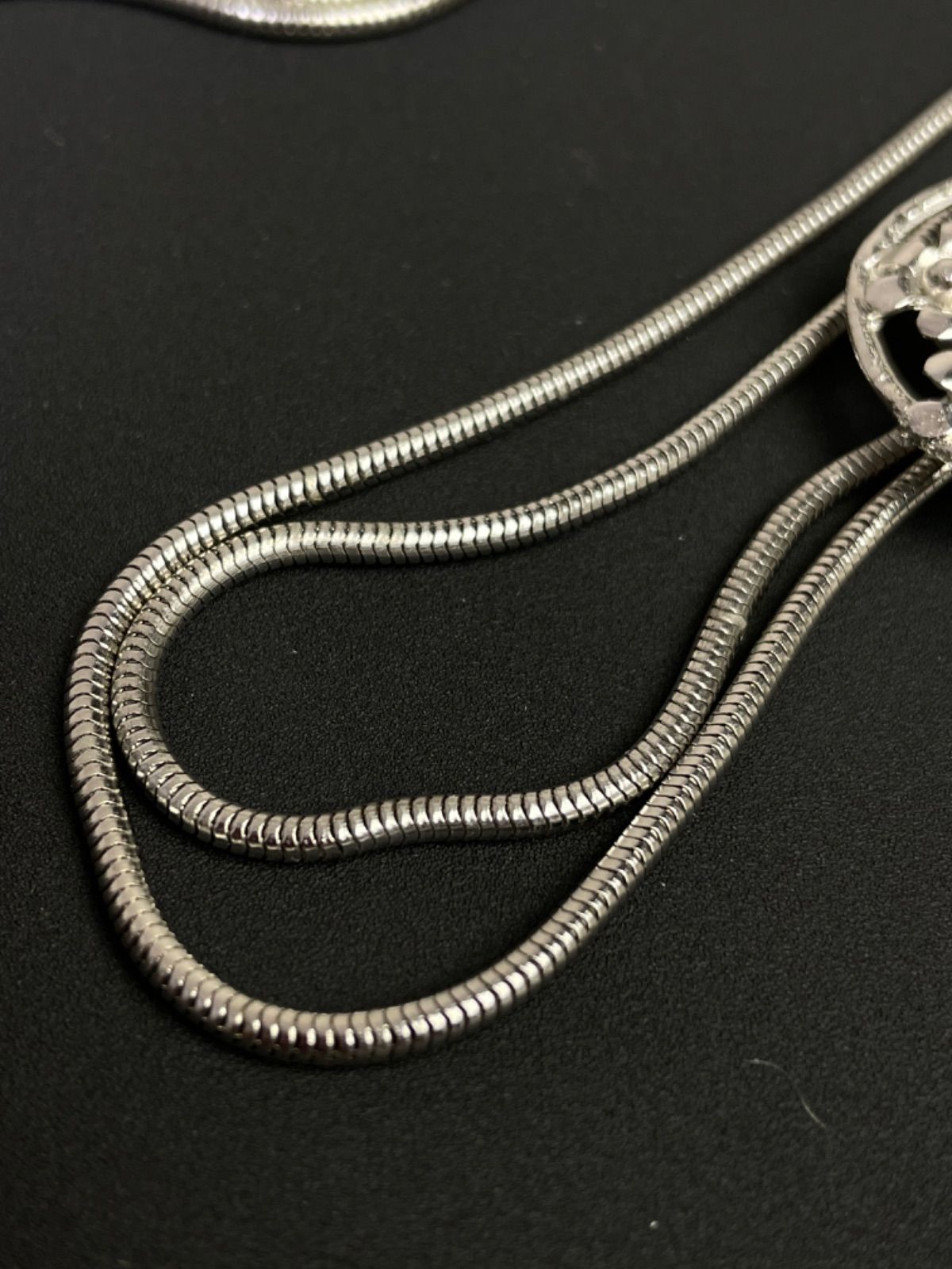 ループタイ 大粒 本真珠 パール 直径8.4mm ネックレス