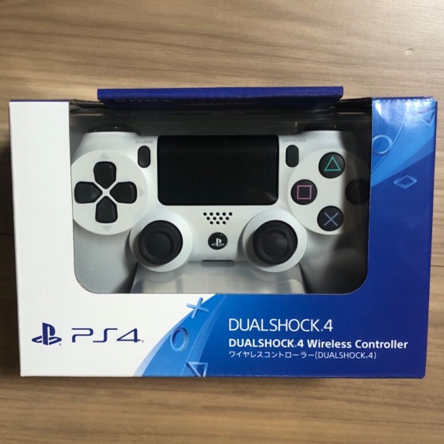 PS4 コントローラー 純正 DUALSHOCK4 ホワイト - M's select - メルカリ