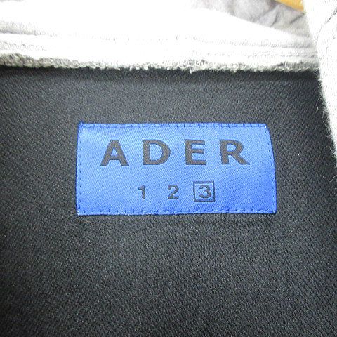 アーダーエラー ADER error ロゴ 刺繍 プルオーバー フード