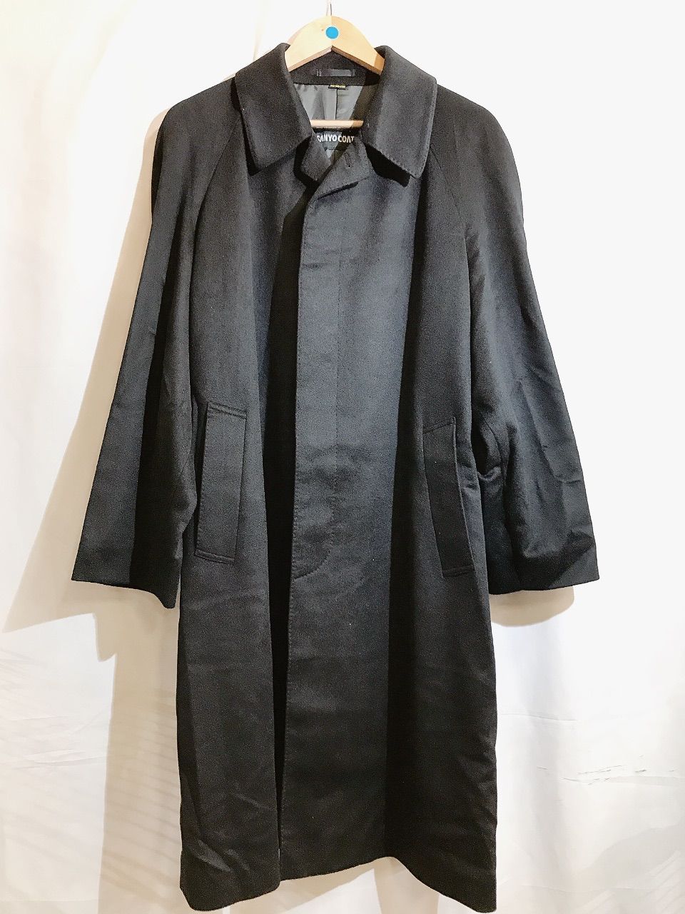 SANYO COAT ロングコート ブラック 黒 アウター メンズ