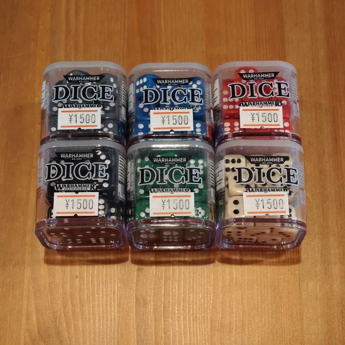ウォーハンマー12mmダイス全6色セット Warhammer 12mm dice ウォーハンマー シタデル 12mmダイスセット WARHAMMER CITADEL