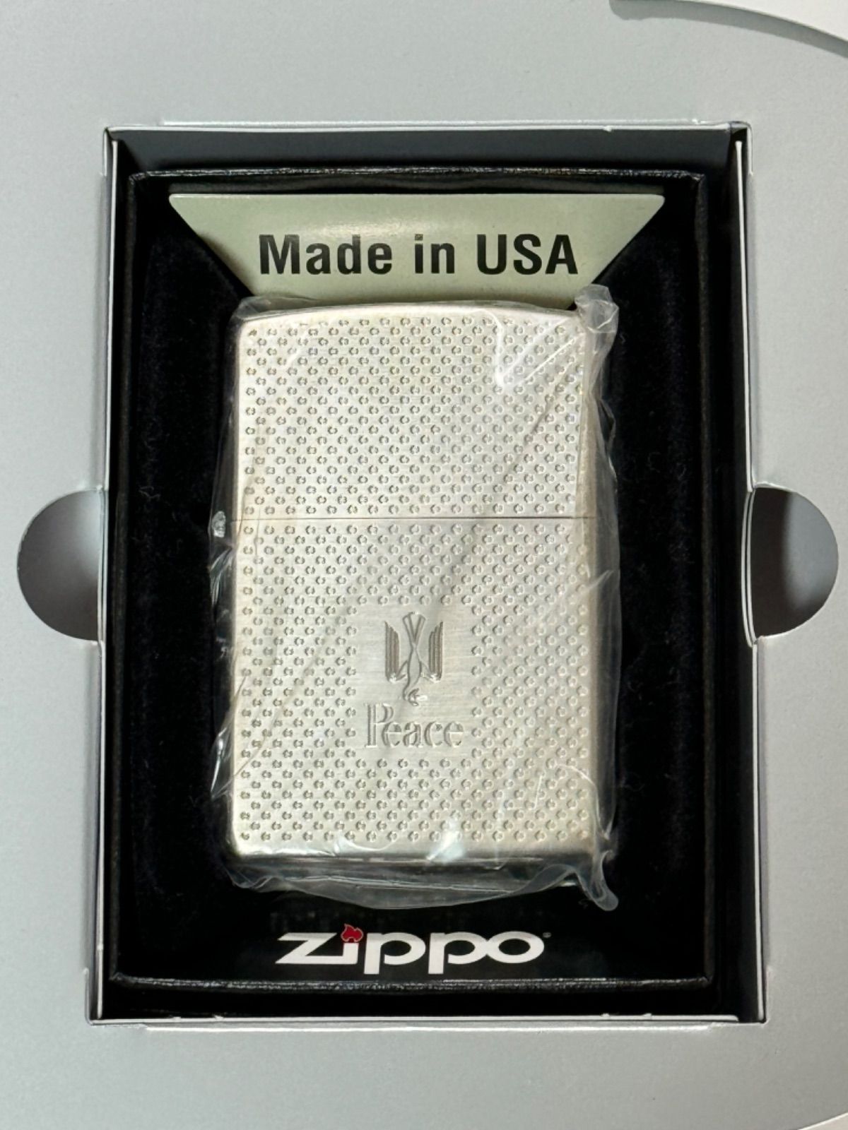 zippo Peace Jminutes 限定品 ピース シルバー 特殊刻印 2015年製 