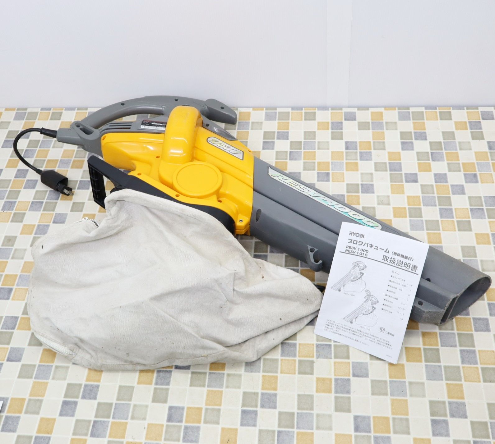 通電不可 部品取り｜ブロアバキューム｜RYOBI リョービ RESV-1000 ｜ジャンク JUNK O5443