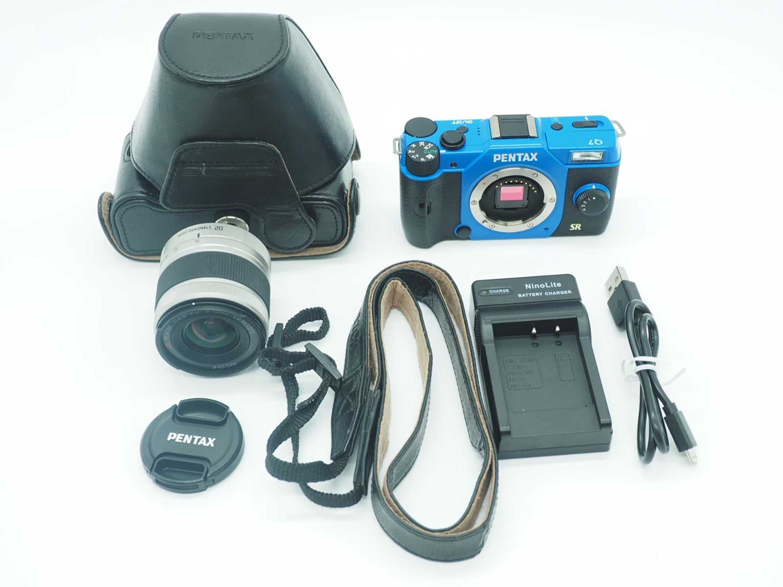 ペンタックス PENTAX Q 7 Blue 12 4 MP Digital Camera 02 Lens 1012 Shots Z 5562 A