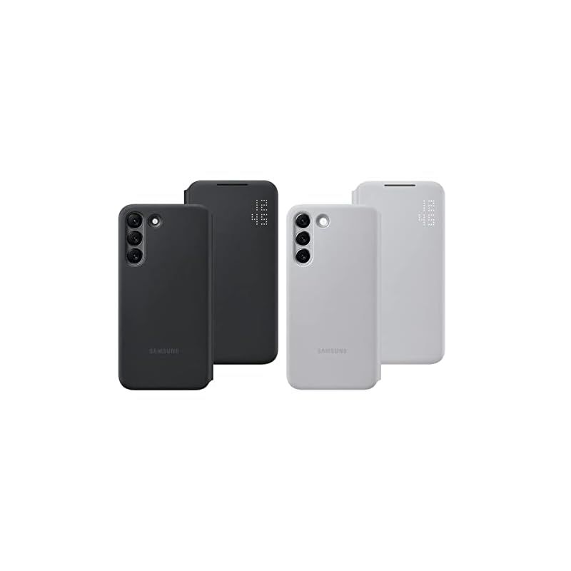 Galaxy S22 5G ケース 純正 スマートLEDビュー SMART LED VIEW COVER EF-NS901 海外純正品 (ブラック) [並行輸入品] 0