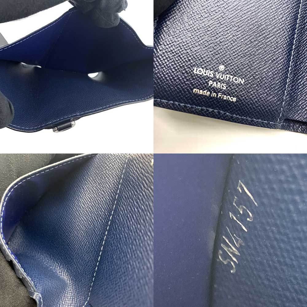 ルイヴィトンチェーン コンパクト ウォレット エピ ノワール LV